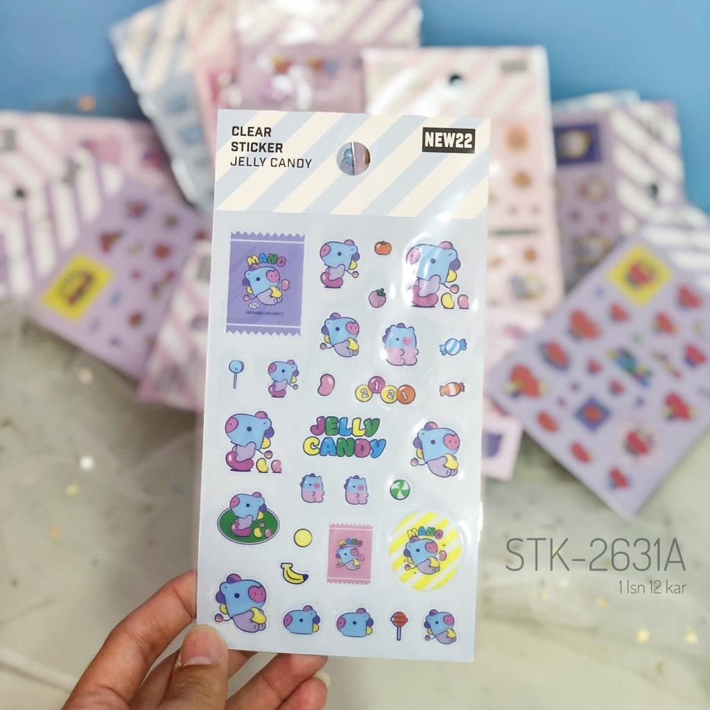 

Stiker Jelly Candy BT21