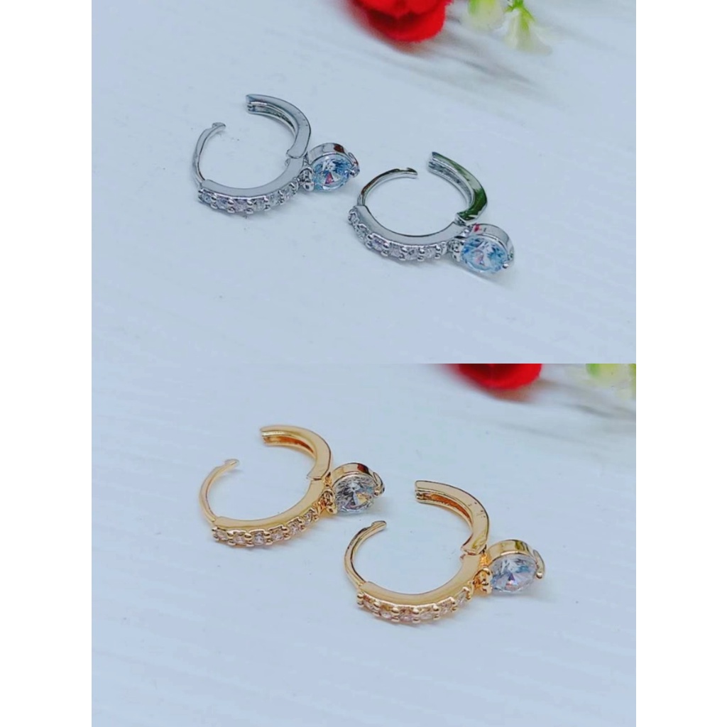 Anting Xuping Permata Laois Emas Perhiasan Wanita P01/P02