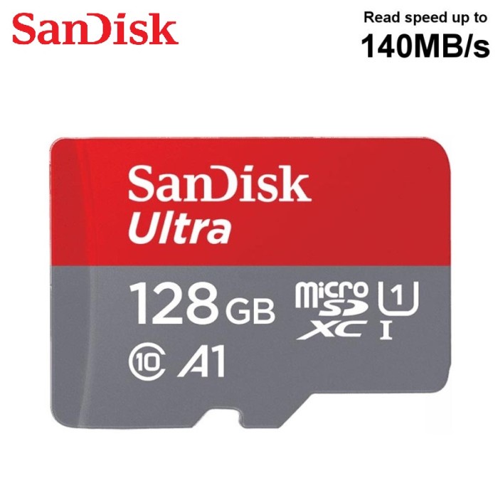 MicroSD SanDisk Ultra 128GB 140MB/s MicroSDXC A1 UHS-I