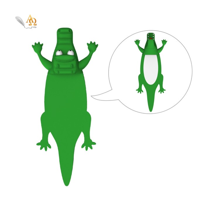 

Terlaris ✨ -Pembatas Buku Unik / Bookmark Edisi Crocodile 3D Lux Limited- 2.1.23