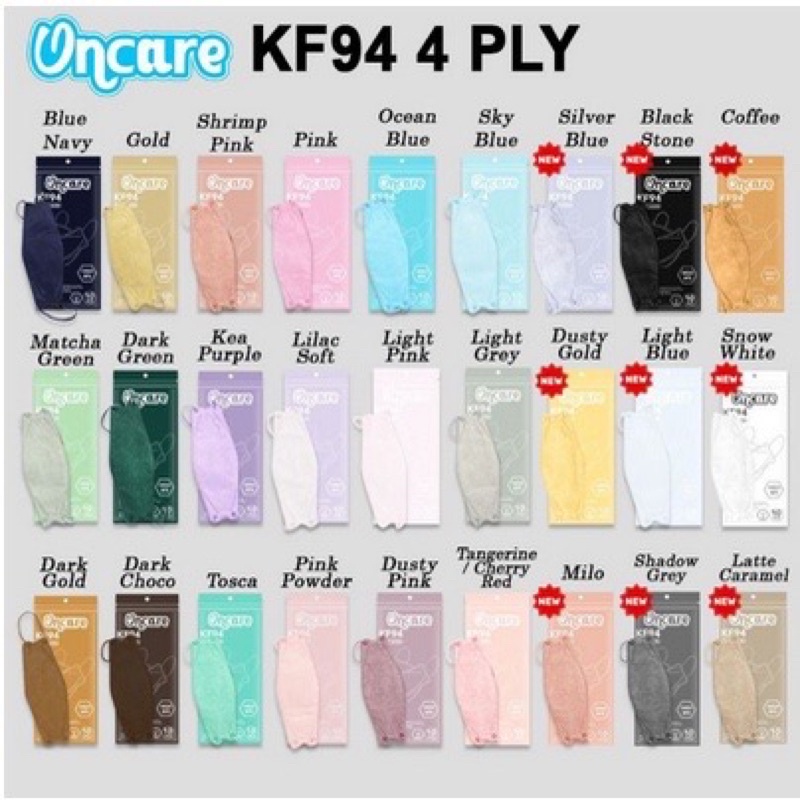 MASKER KF94 KOREA 4Ply MOUSON/CAREION/WEMASK ISI 10 PCS