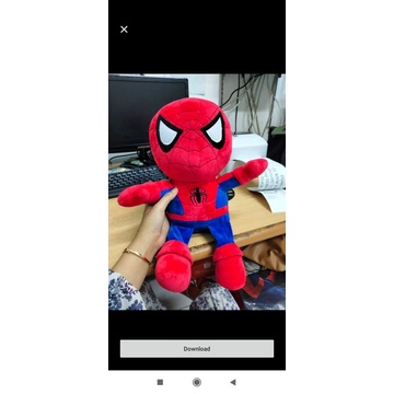 Boneka Spiderman Overall Size 30cm/8 Inchi boneka superhero avenger