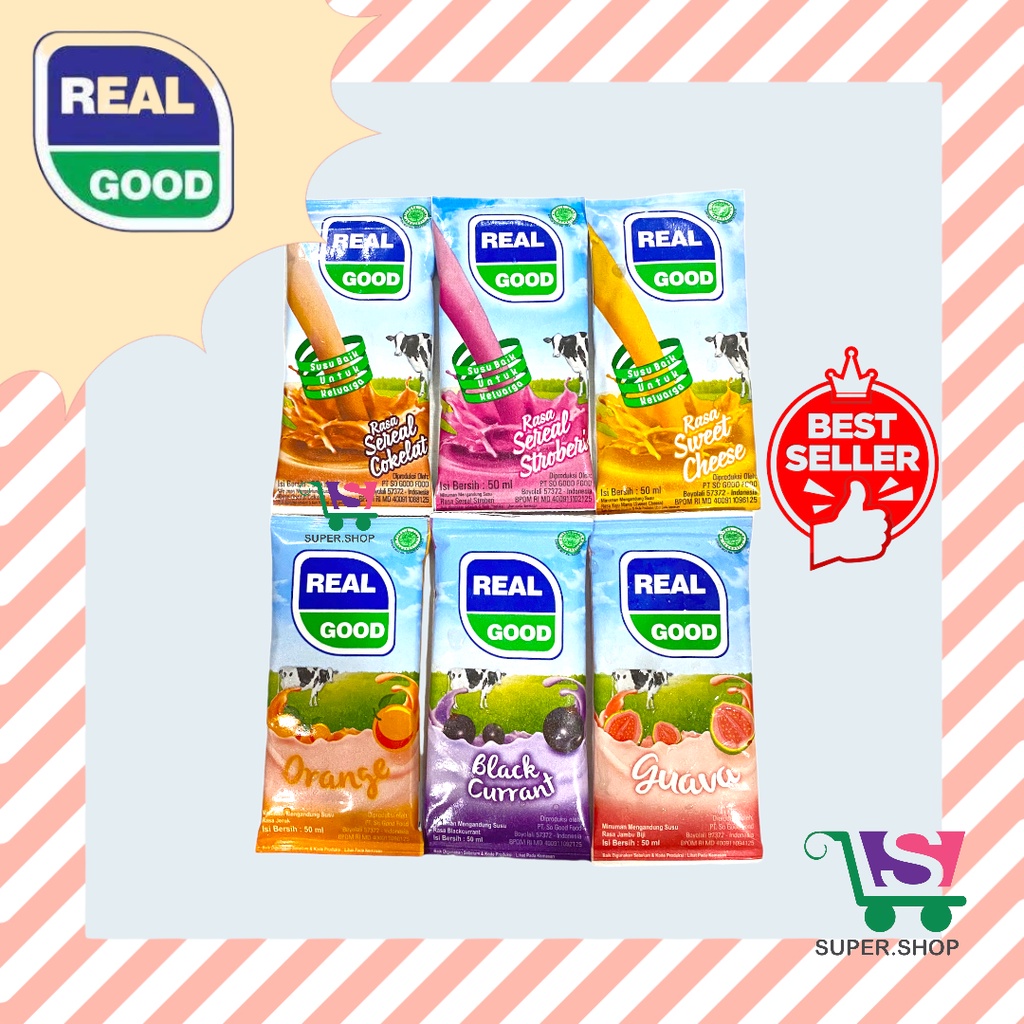 Real Good Mini Susu UHT 50 ML (Satuan)