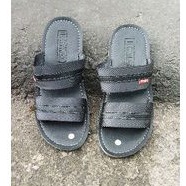 Sandal kalep pria sudah jahitan/sandal pria model jepit dan sorong