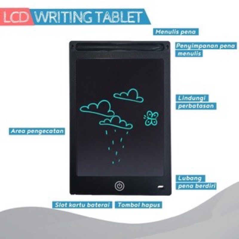 Table Drawing Pad  LCD 8.5 Inch / Mainan Papan Tulis Anak