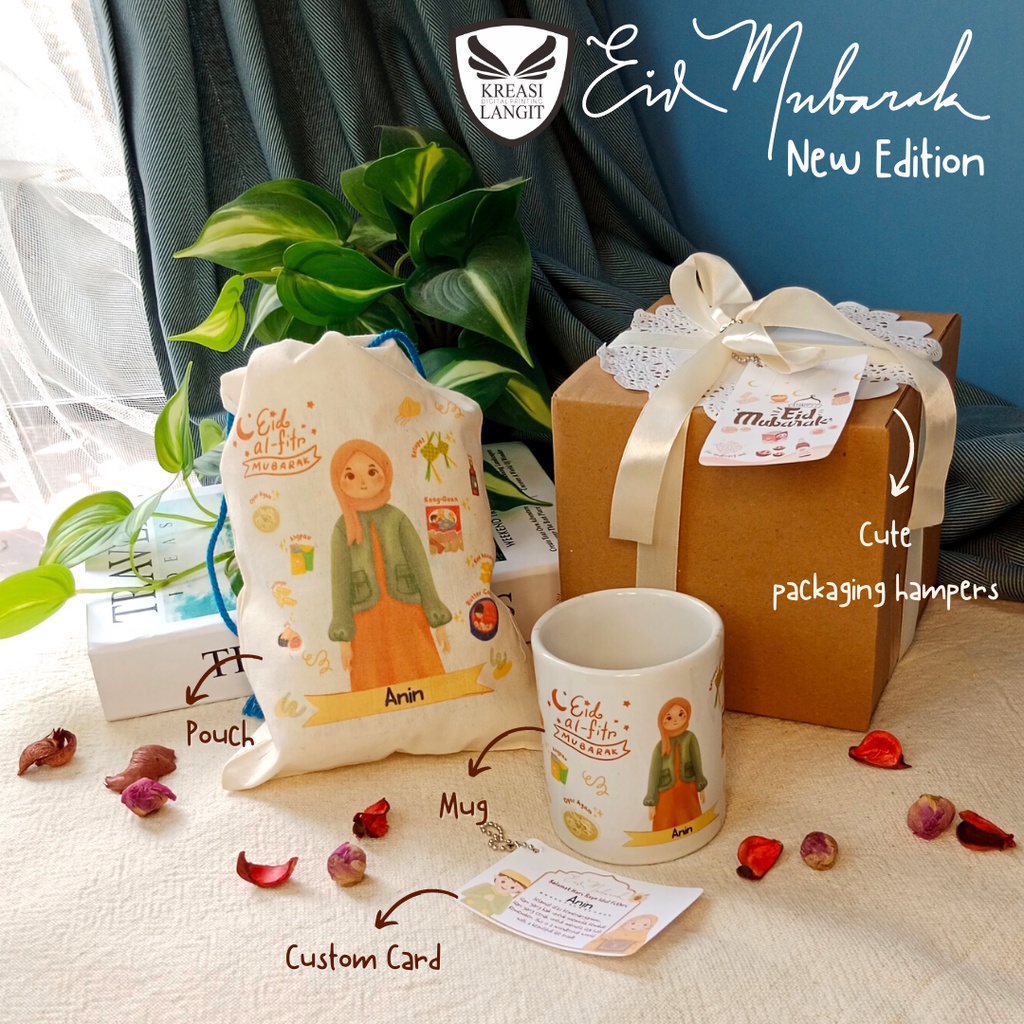 

✨HAMPERS LEBARAN MURAH l DESAIN UNIK l MUG POUCH IDUL FITRI✨