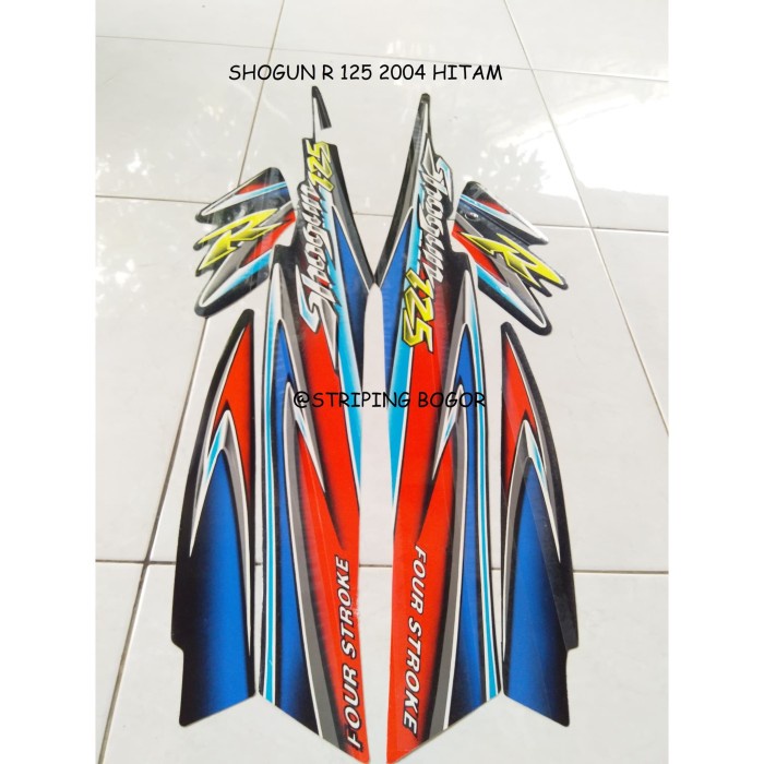 

TERLARIS | Striping Lis Stiker Motor Suzuki Shogun R 125 2004 Hitam