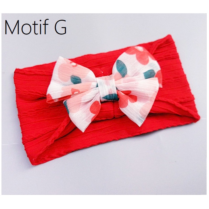 BANDO ANAK PEREMPUAN / BANDANA BAYI PEREMPUAN PITA WARNA WARNI