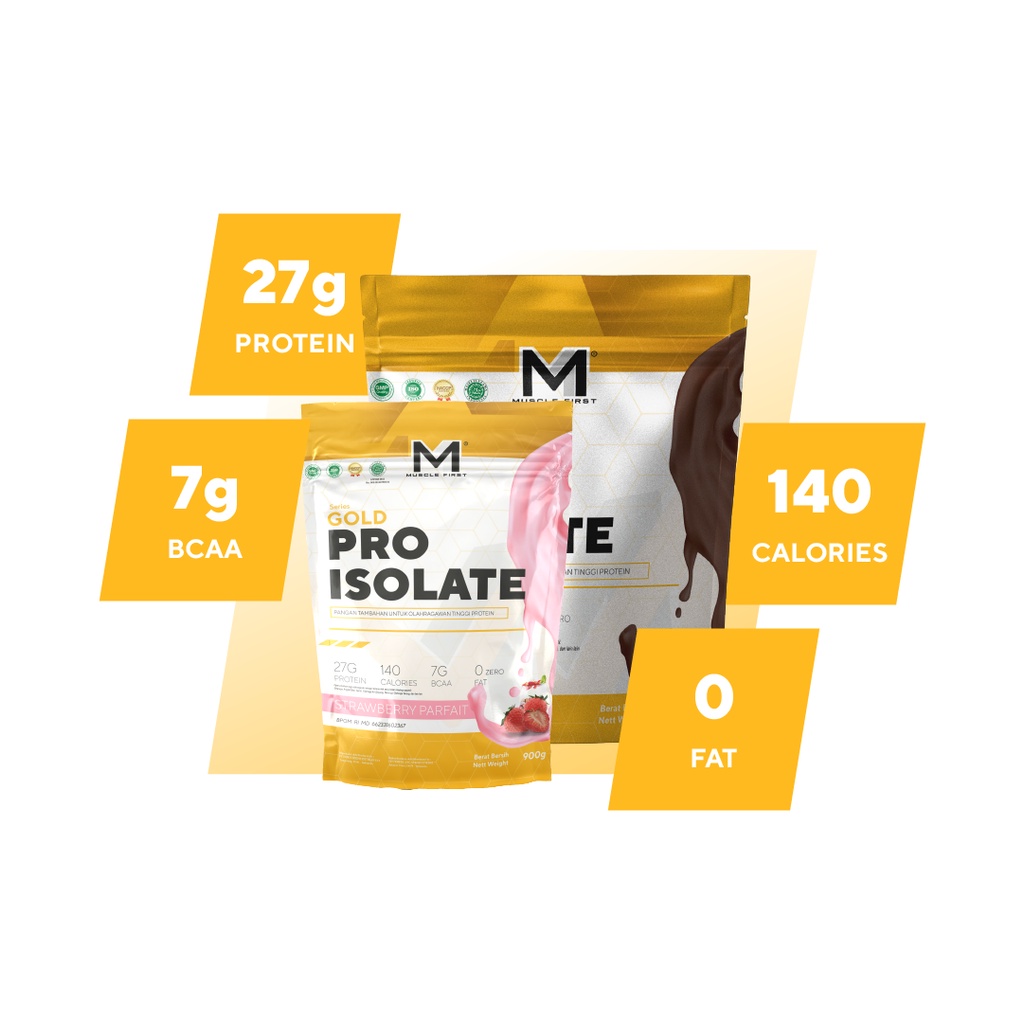 

Muscle First M1 Gold Pro Whey Protein Isolate 2 lbs