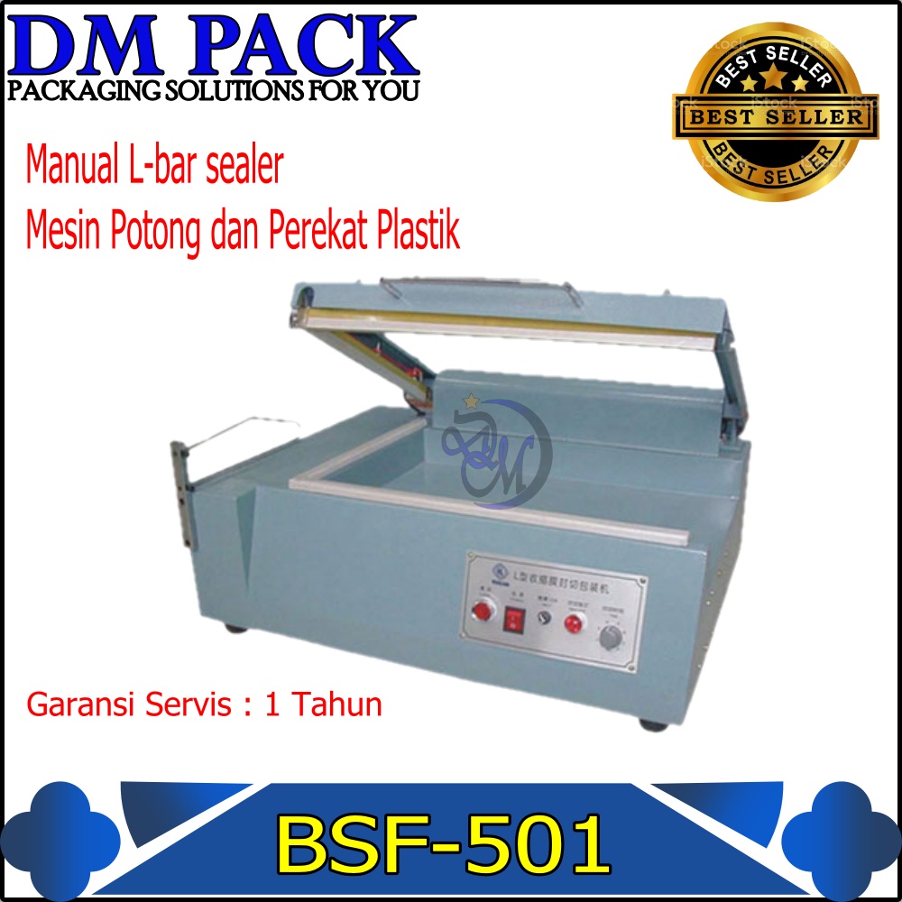 Mesin Potong dan Perekat Plastik Wrap Shrink L Seal BSF-501