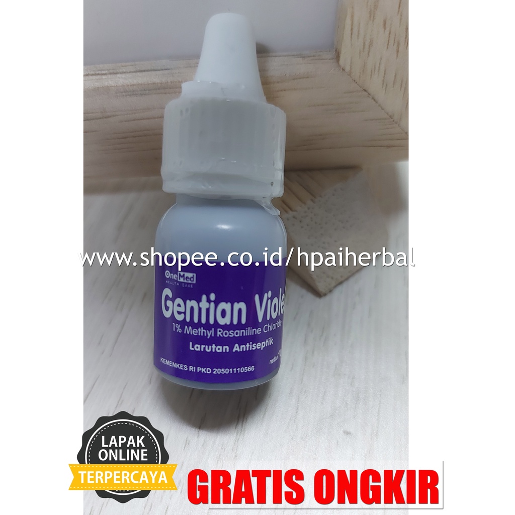 GENTIAN VIOLET OBAT SARIAWAN| ONEMED | BIBIR PECAH | BAU MULUT