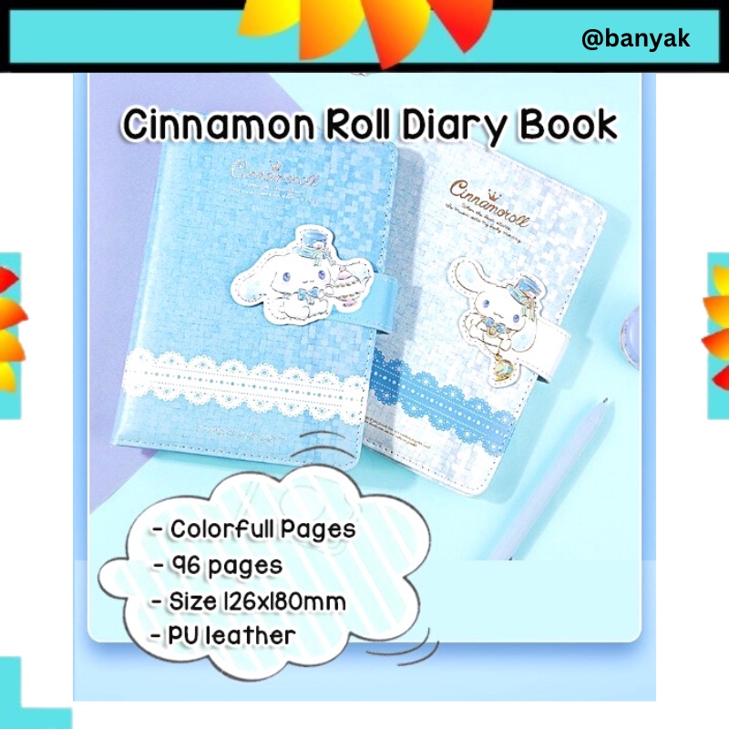 

BUKU DIARY ALBUM CINNAMOROLL DIARY LUCU BUKU AGENDA CINAMOROL BUKU JURNAL JOURNAL HK HELLOKITTY NOTEBOOK SANRIO NOTEBOK @banyak