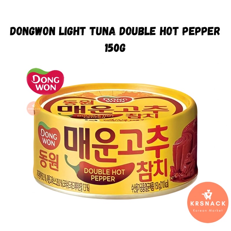 

Dongwon Light Tuna Double Hot Pepper 150g - Tuna Dengan Saus Cabe Pedas - Made In Korea