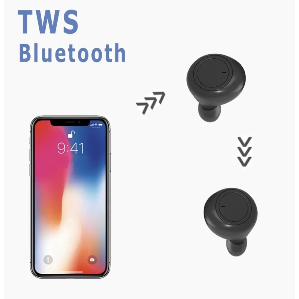 (COD)Y50 Bluetooth Headset TWS Bluetooth Headset   Portable Wireless Bluetooth Headset 5.0 Touch Touch android/iphone