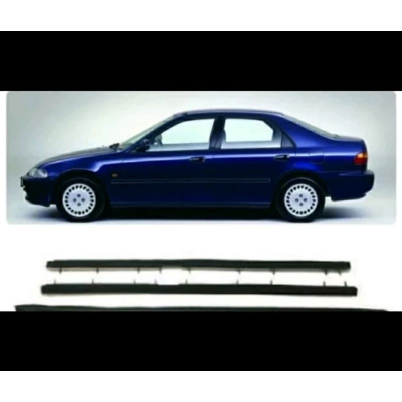 Lis list pelipit kaca waterstrip water strip civic genio