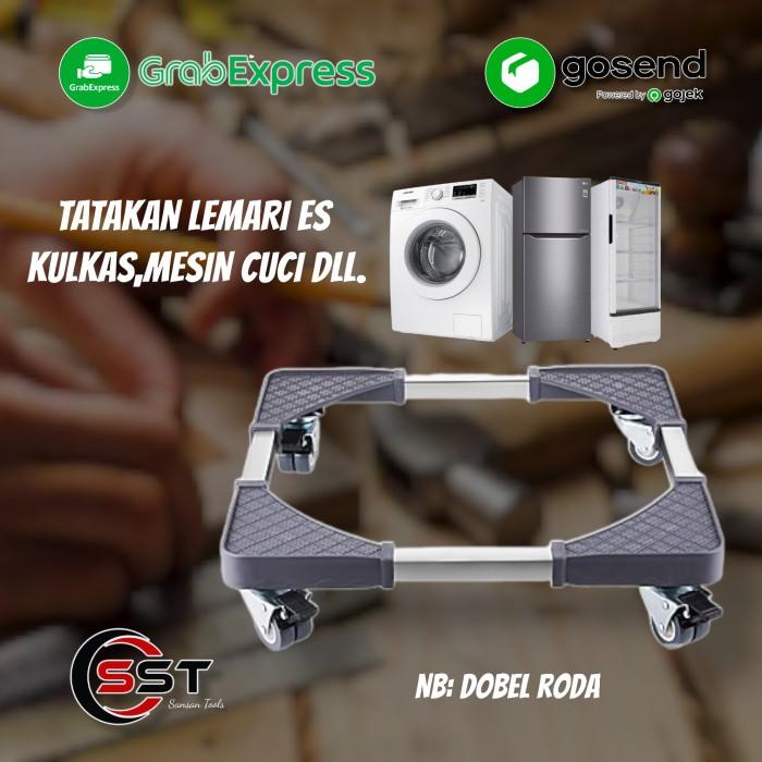 Roda kulkas Alas kulkas Alas mesin cuci alas lemari es Doble roda