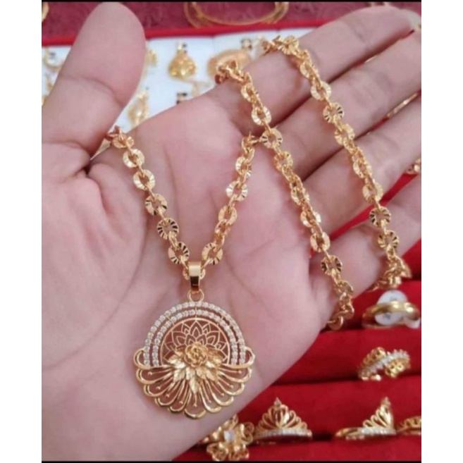 KALUNG NURI MOTIF LIONTIN BUNGA