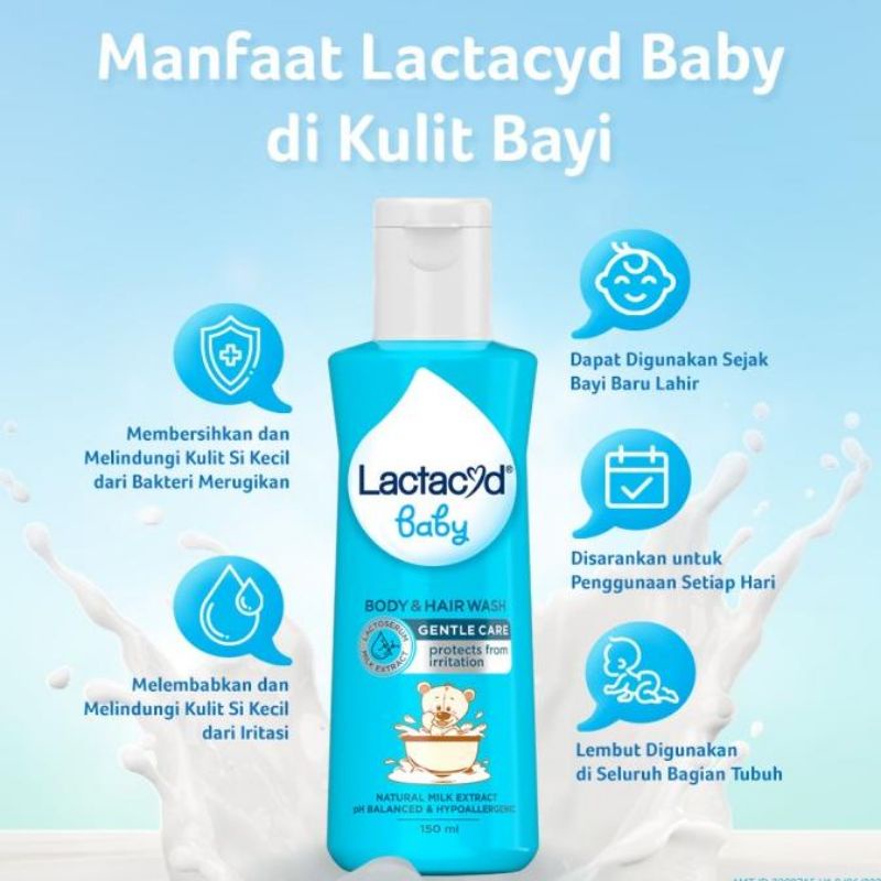 LACTACYD BABY BODY &amp; HAIR WASH