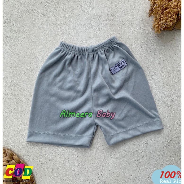 Isi 3 PCS Celana Bayi Baru Lahir Celana Bayi Pendek Usia 0-3 Bulan Anababy