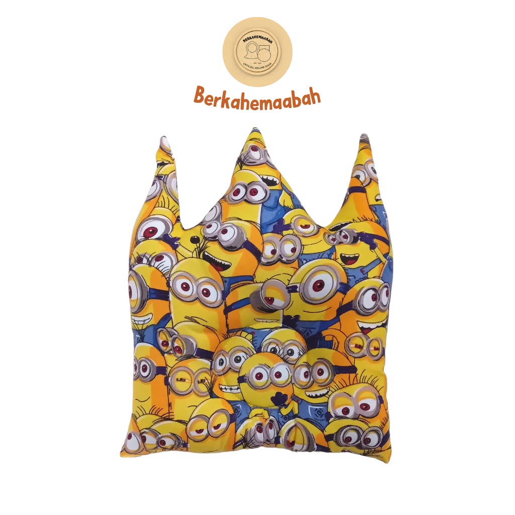 (MINION) Bantal Bayi Anti Peyang Mahkota Series | Bantal Bayi | Flat Head Prevention Pillow | Bantal Mahkota Series