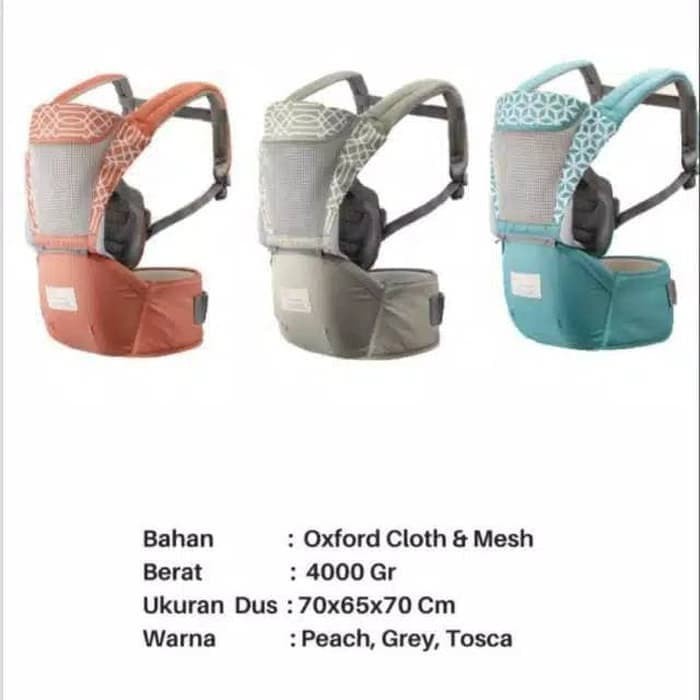 AIEBAO Hipseat Carrier Gendongan Bayi Hip Seat Baby Carrier