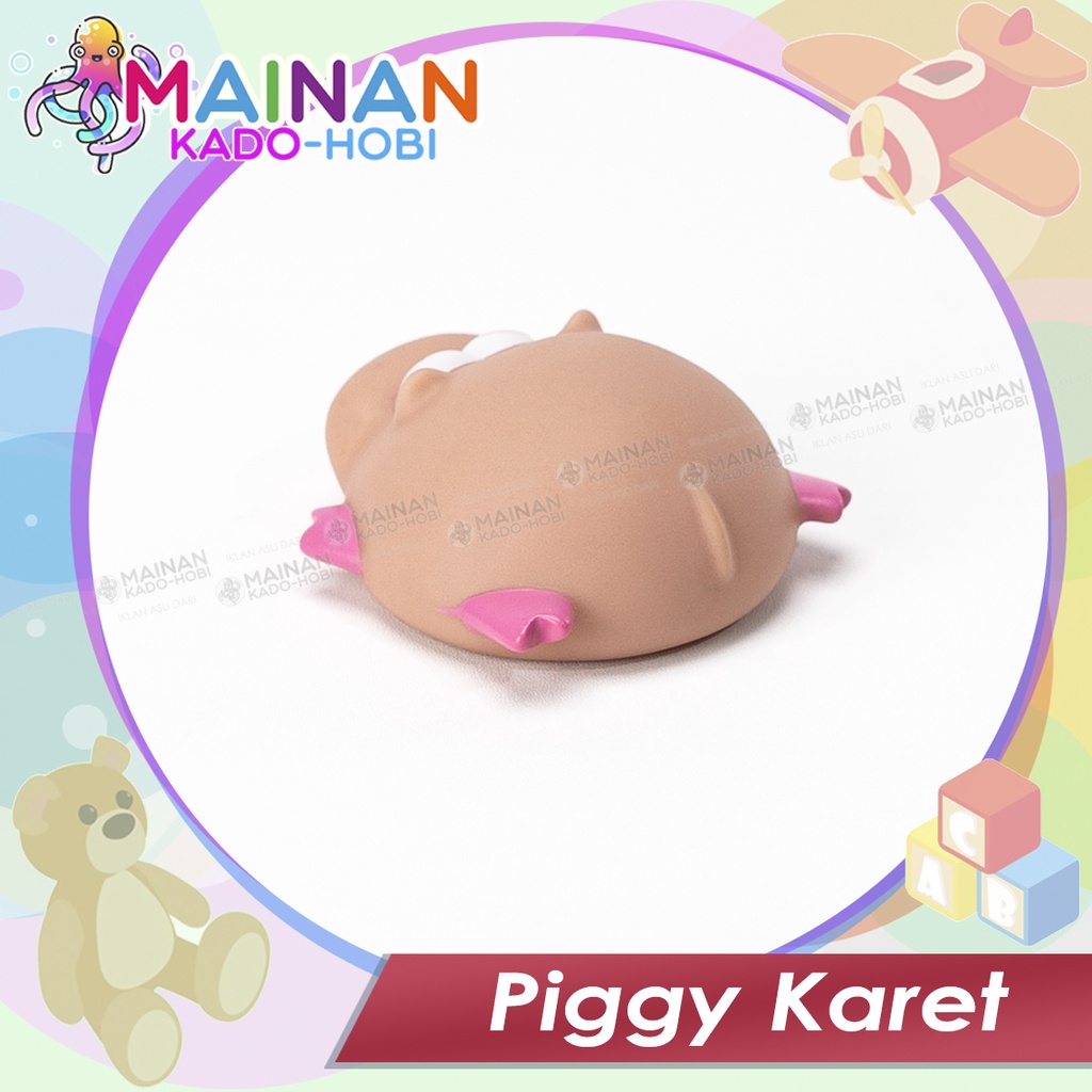 MAINAN BATH TOYS MANDI ANAK SEMPROT TEMBAK AIR PIGGY KARET