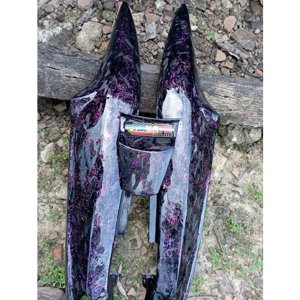 BODY KANAN KIRI SET MIO SPORTY MIO SMILE KARBON KEVLAR FORGED RAINBOW BODY BELAKANG SET MIO SPORTY M