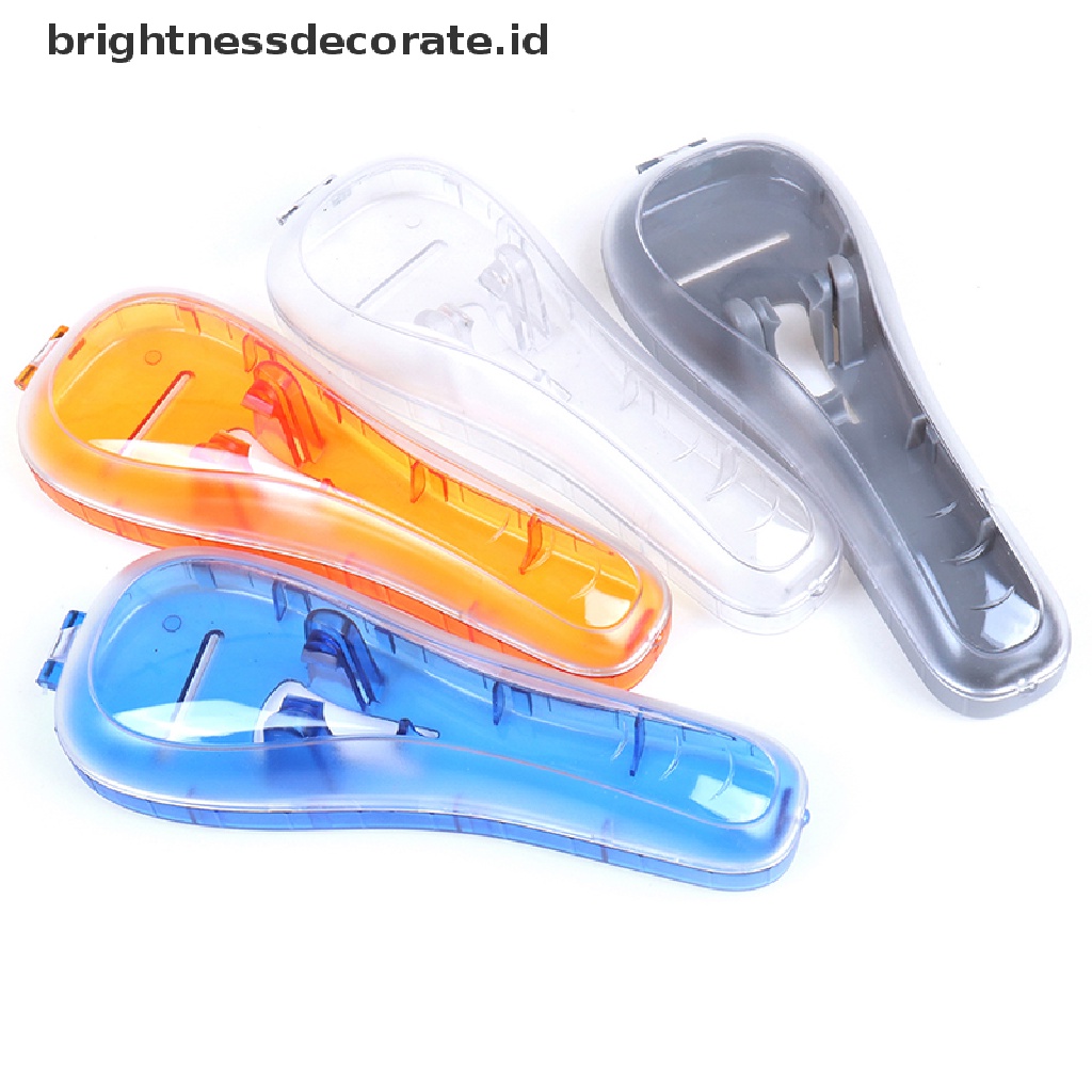 [Birth] Alat Cukur Plastik Pria Razor Case Hand Holder Kotak Penyimpanan Travel [ID]