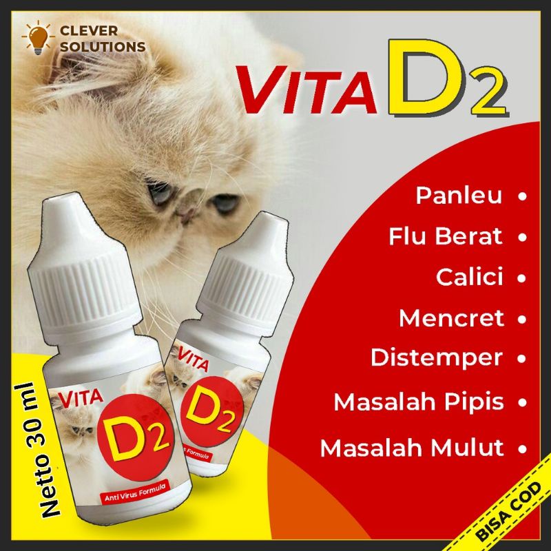 Evo Vita D2 30ml Vit Calici Panleu Distemper Herpes