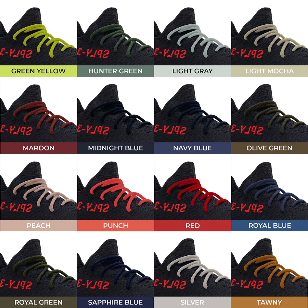 Tali Sepatu Lilin Oval 70cm 3.5mm Variasi Warna untuk Boots