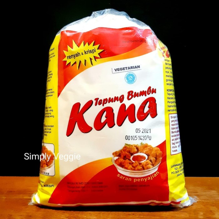 

Kana Tepung Bumbu Vegetarian 1kg / Tepung Goreng Vegetarian Serbaguna