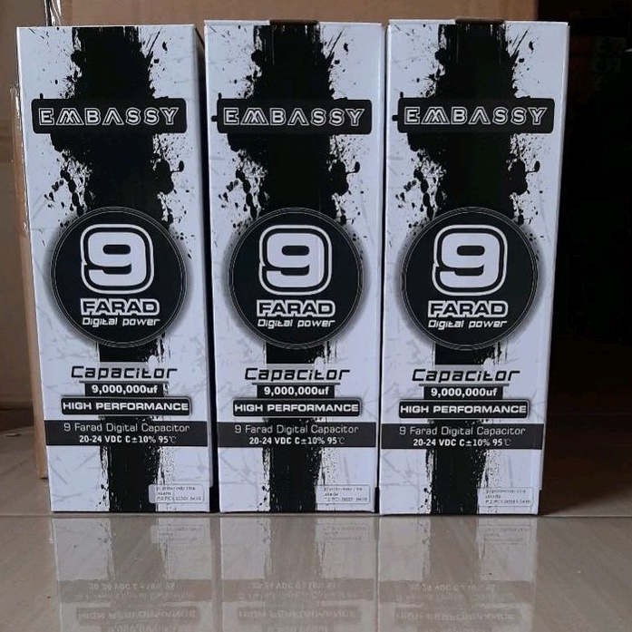 Kapasitor Bank 9 Farad EMBASSY / ADX /ADS / AUDIO QUART / COUSTIC / THE PUNCH