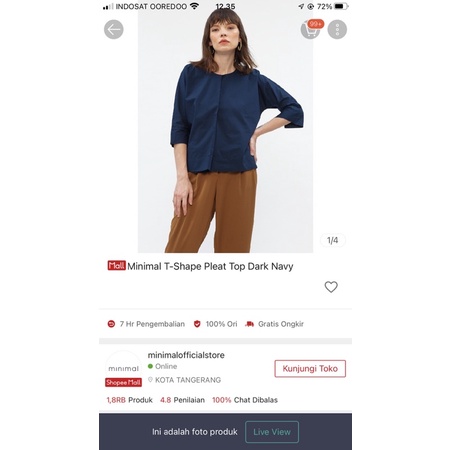 [PRELOVED] blouse minimal