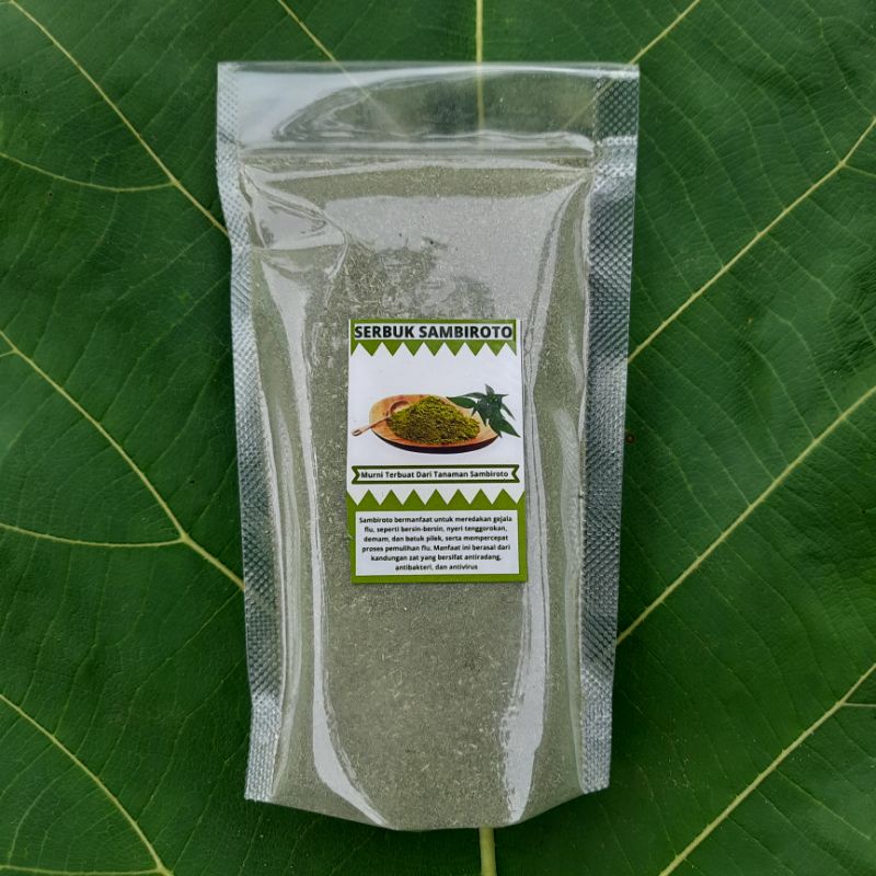 

Serbuk Sambiroto 50 gram Bubuk Powder Sambiloto Murni