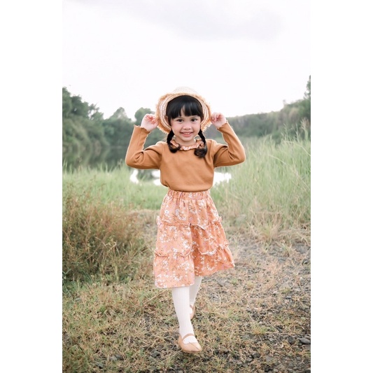 RACHIDKIDS / SETELAN ANAK CEWEK LUCU / ARUMI SKIRT SET