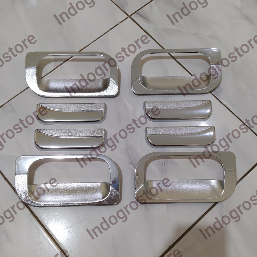 PAKET HANDLE COVER TANKI &amp; OUTER CHROME MOBIL TOYOTA AVANZA LAMA 2004-2011