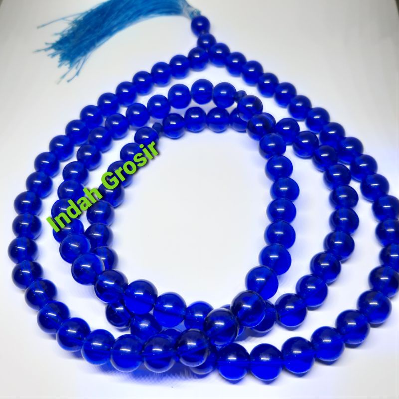 Tasbih Batu King Safir Kristal 10mm 99butir