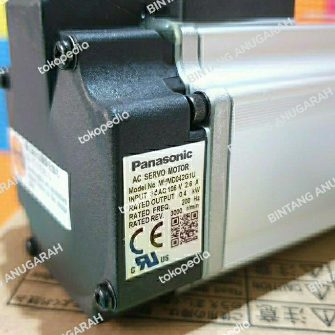 Panasonic Mhmd042G1U Ac Servo Motor 400W