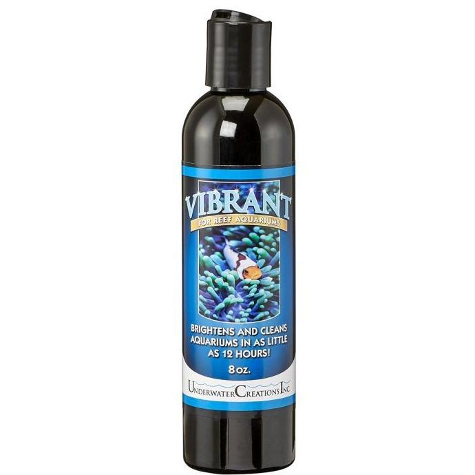 VIBRANT LIQUID AQUARIUM CLEANER FOR REEFS 8Oz
