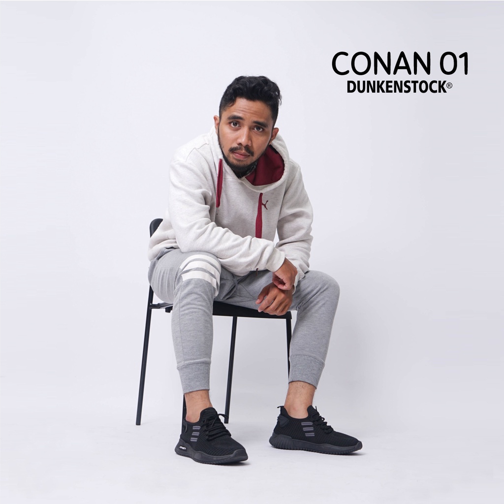 Adarastore - Dunkenstock CONAN 01 Sepatu Sneakers Pria Terbaru Sepatu Sport Cowok Kekinian