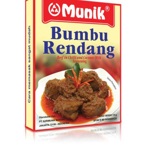 

✨Mall✨ Bumbu Munik Rendang 115 Gram buruan