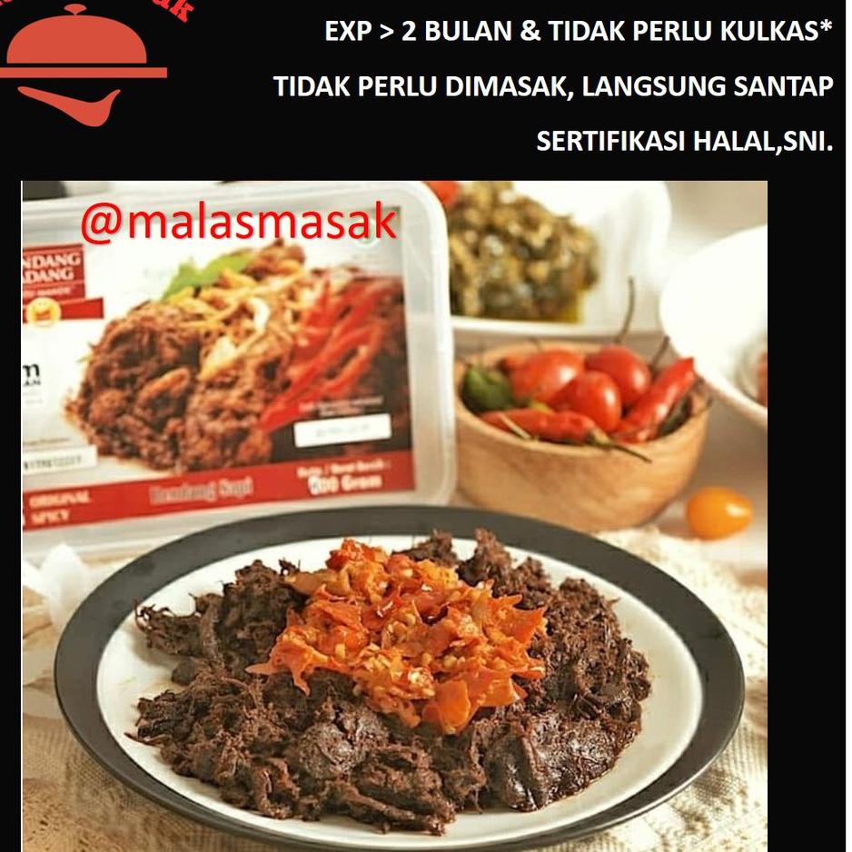 

✴ Rendang Suir Daging Sapi / Ayam Restu Mande Bukan Frozen Food ♞