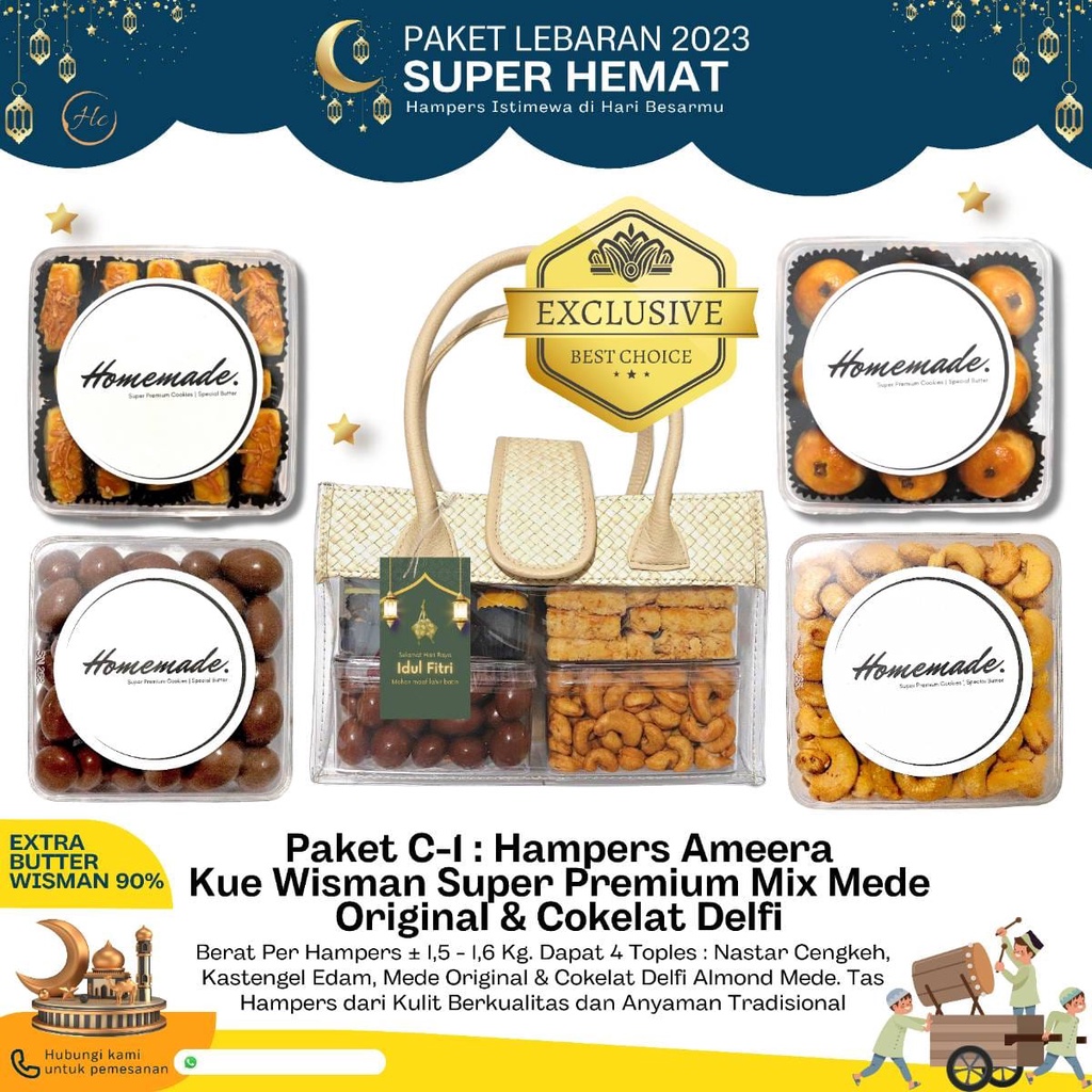 

Hampers Mika Ameera - Kue Kering Wisman Super 90%