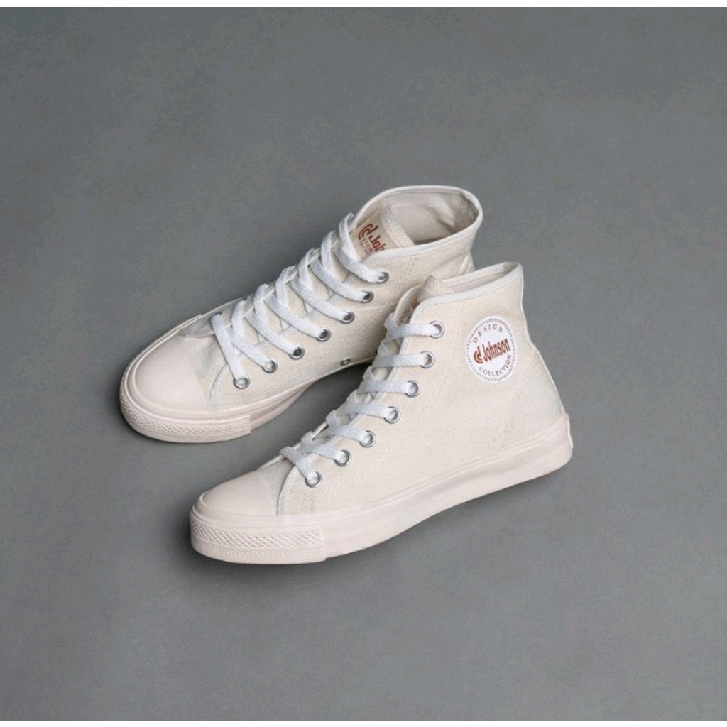 Johnson Basic HighCut Milky - Sepatu Johnson Original 100%