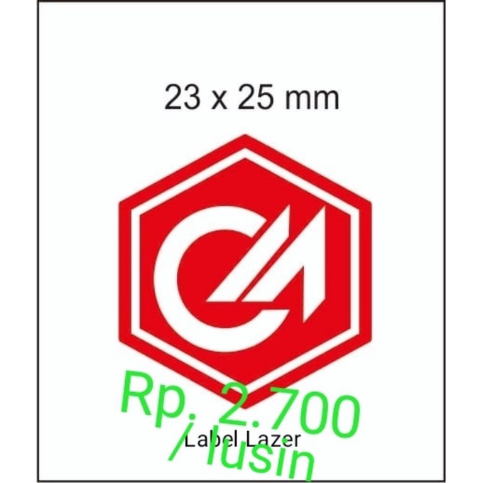 

Label woven Laser... 100 lusin juga bisa diorder disini..