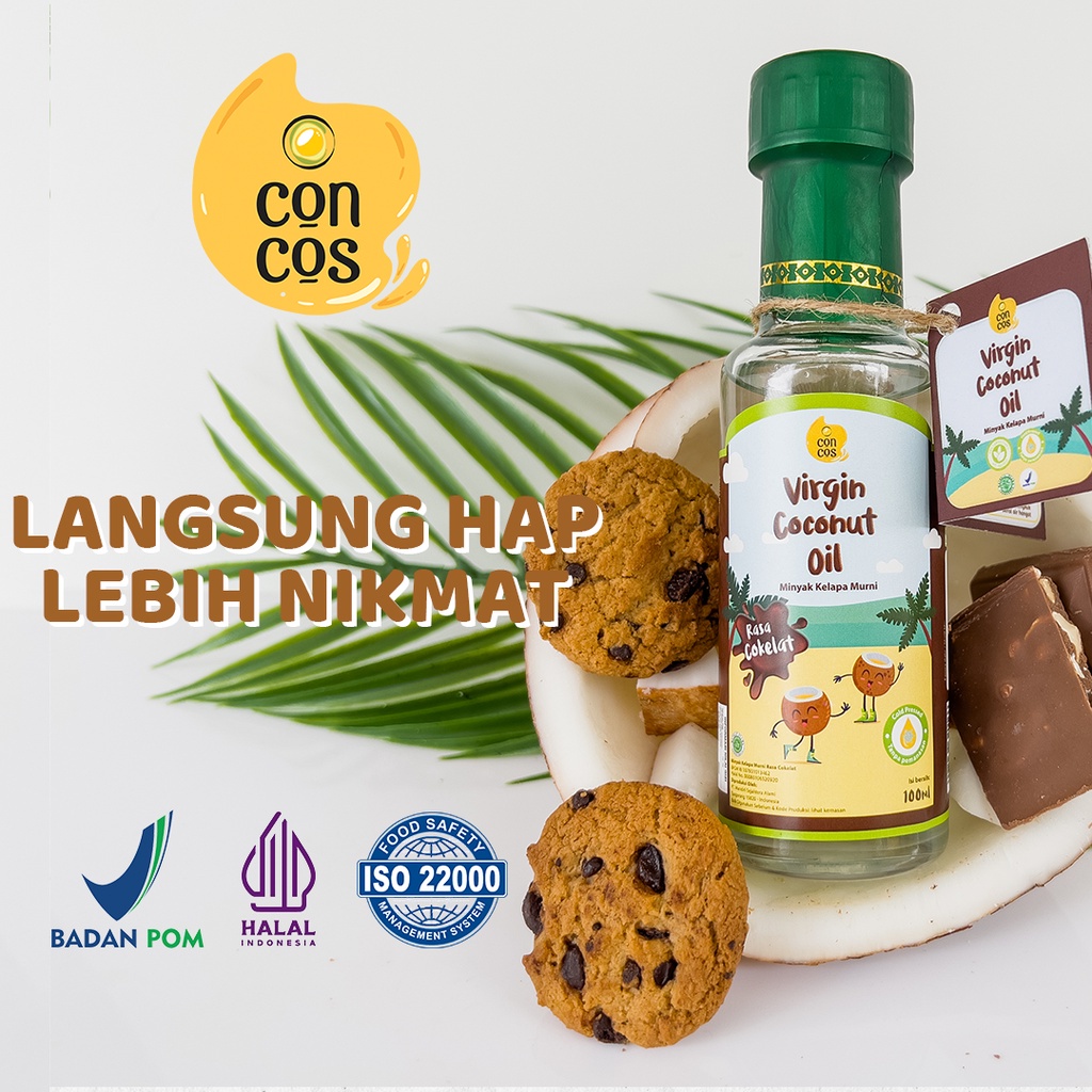 

CONCOS VIRGIN COCONUT OIL VCO MINYAK KELAPA MURNI RASA COKELAT 100 ML