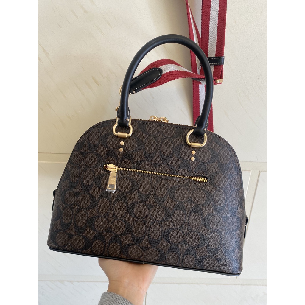 [Instant/Same Day]CE594 coach Katy Satchel women Medium Shell Bag Shoulder Bag hand bag  594  bkb