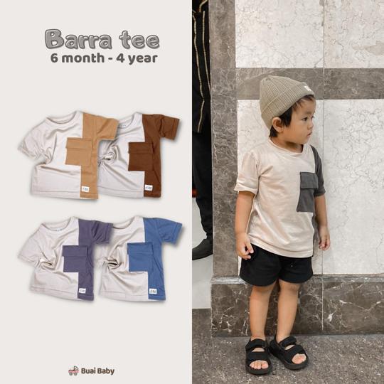 BUAI - Barra T-shirt Bahan 100% Katun Nyaman Dipakai