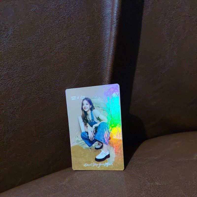 Ultra Milk x ITZY Official Photocard Lia Version