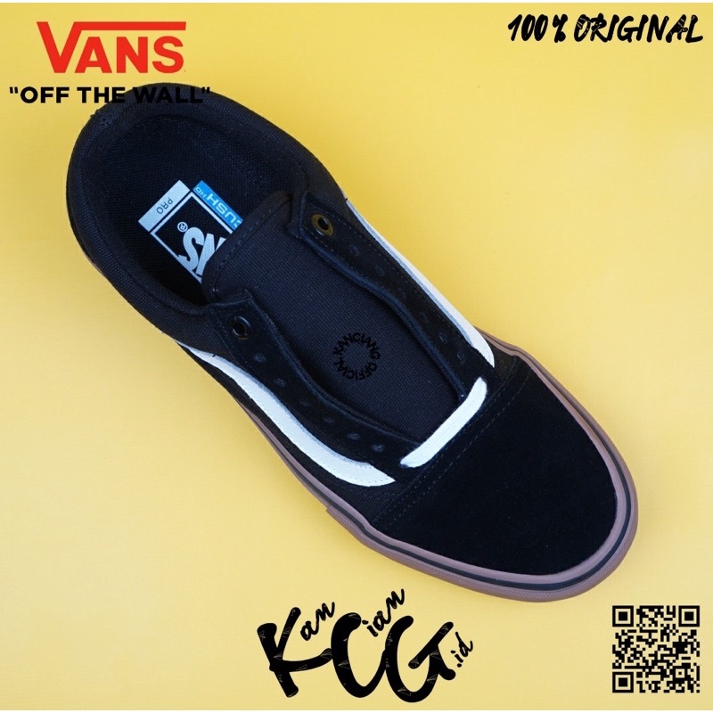 Vans Old Skool Pro Black Gum Original 100% Bnib